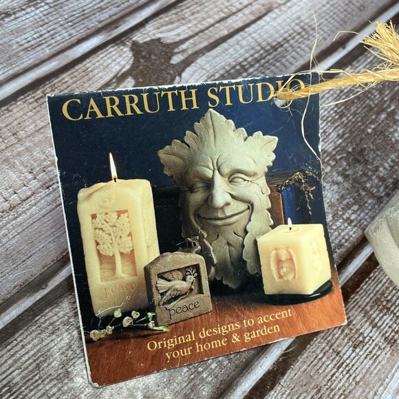 Vtg GEORGE CARRUTH Home Garden Concrete Stone  Sculture Sweet Pea Pixie #322 NWT - Picture 5 of 9